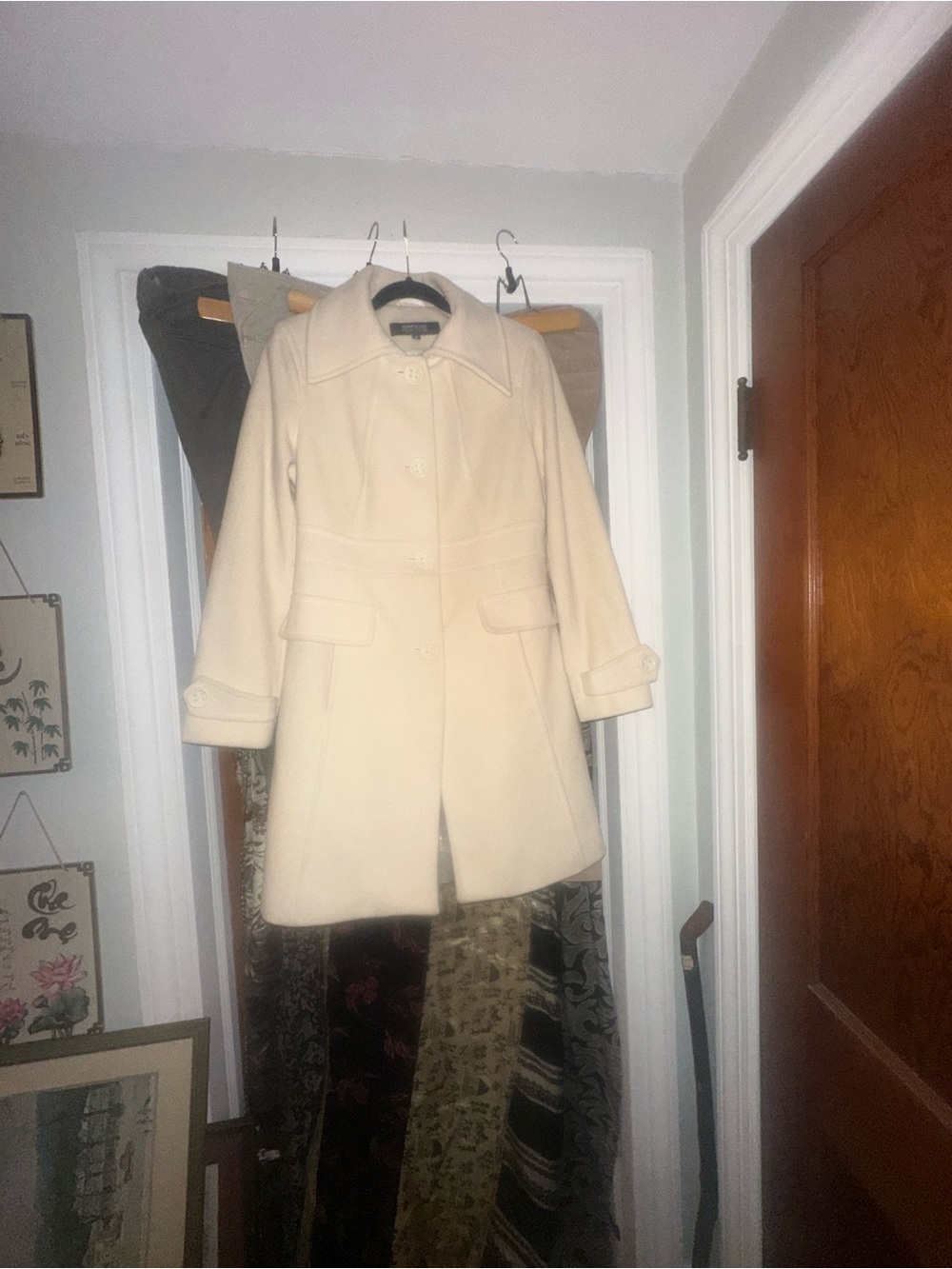 Kenneth Cole Reaction Cream Pea Coat